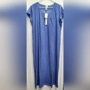 Chico's blue maxi dress